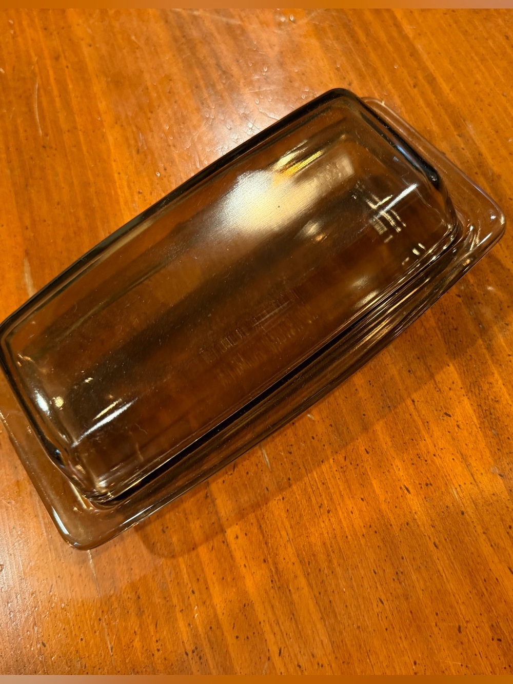 VTG Glass Pyrex Butter Dish